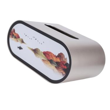 Imagem de Hyuduo Caixa de Tecido Luz Noturna Lâmpada de Pintura de 3 Cores Com Bateria de 1200mAh para Penteadeira de Quarto Cabeceira Balcão de Hotel (B)