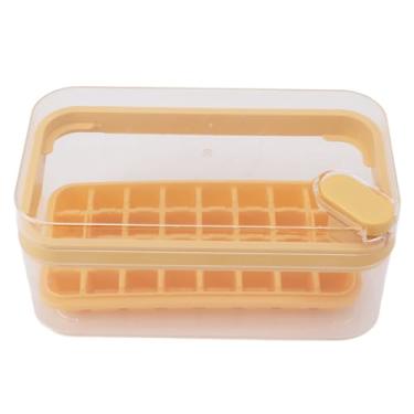 Imagem de Eujgoov Bandeja de Cubos de Gelo Com Tampa e Compartimento, Caixa de Fabricação de Gelo ABS de Qualidade Alimentar de 32 Cubos Com Design de Liberação Fácil para Coquetéis, Uísque, café, Presente