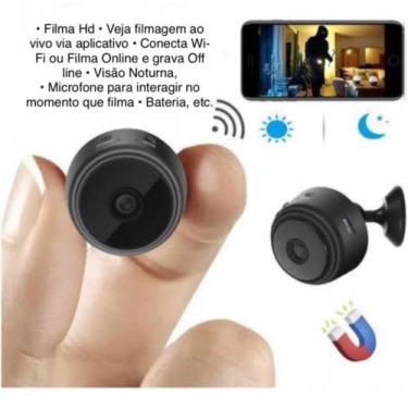 Imagem de 4 em 1 Filmadora Camera de Segurança Mini Camera Spiã e Babá Eletrônic