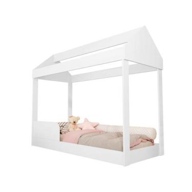 Imagem de Cama Infantil Casa Montessoriana Crystal Branco - Loja Tigo