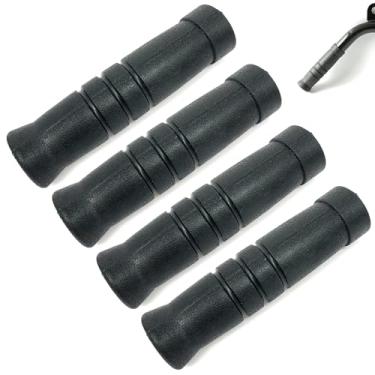 Imagem de SquEqu Pacote com 4 alças de barra reta para máquina de pulldown LAT e barra de tríceps antiderrapante para fitness LAT e sistema de polia de elevação, cabo de fixação à máquina, alças de fileira