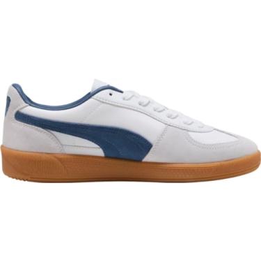 Imagem de PUMA Tênis unissex Palermo, Branco/índigo escuro, 44 BR