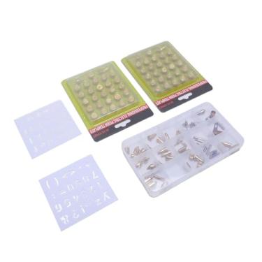 Imagem de Fafeicy Conjunto de Pontas para Queima de Madeira Com Número do Alfabeto de Latão 110 Peças, Material de Latão Durável, Excelente para Criar Presentes e Decorações Personalizadas, Perfeito para Projetos de Queima de Madeira e Couro