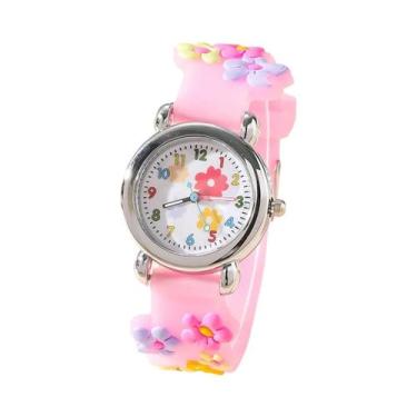 Imagem de Conjunto De Relógio De Pulso Infantil Com Desenhos Animados, Mostrador