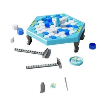 Imagem de Brinquedo Quebra-Gelo Pinguim Interativo Jogo De Tabuleiro Desmontável
