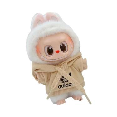 Imagem de Conjunto De Roupas Para Boneca Labubu De 15-17cm: Moletom E Calças, Es
