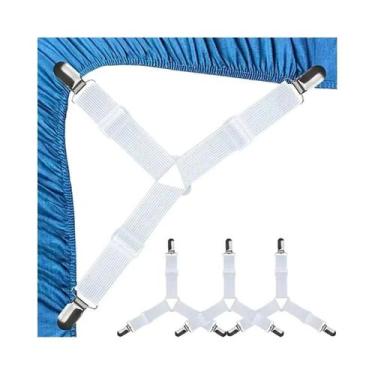 Imagem de Clipes Ajustáveis Para Lençóis Em Triângulo, Suspensórios Para Lençóis