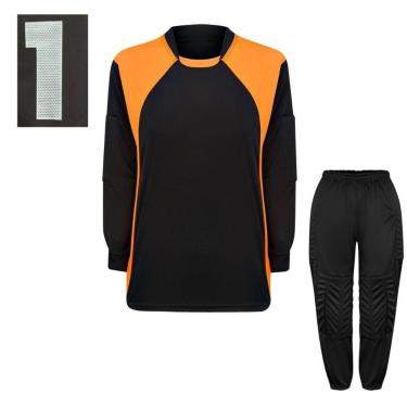 Imagem de Conjunto Goleiro Infantil Juvenil Camisa E Calça Acolchoada Novo Modelo-Unissex
