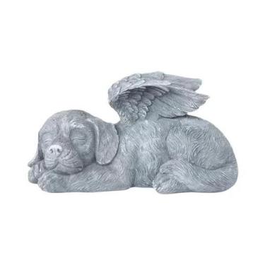 Imagem de Estátua De Resina De Cão E Gato Anjo, Decoração De Jardim, Escultura D