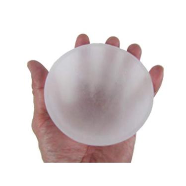 Imagem de CircuitOffice tigela de selenita esculpida de 10 cm, limpar e carregar cristais ou pedras preciosas, para cura, metafísica, meditação, Wicca, decoração ou presente