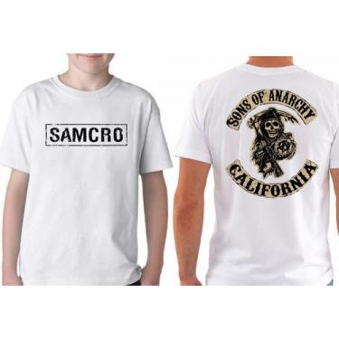 Imagem de Camiseta Infantil ou adulto Samcro sons of anarchy  Blusa Criança todo