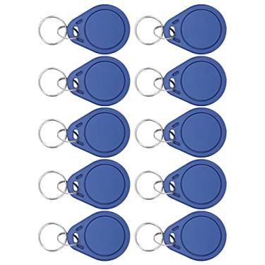 Imagem de Generic Etiqueta de Cartão de Identificação Regravável de 125 KHZ para Controle de Acesso e Comparecimento do Tempo, Token de Chaveiro Com Detecção Sensível para Estacionamentos, 10 Peças