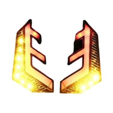 Imagem de Luz De Sinalização LED 12V Em Forma De Asas De Anjo Para Motocicletas 