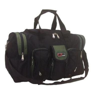 Imagem de Bolsa Mala Viagem Sacola Média  Reforçada Esportiva - Yins, Verde, Méd