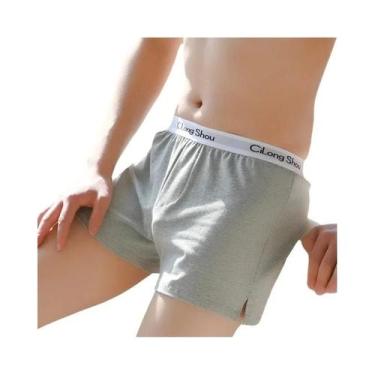 Imagem de Pijamas Masculinos De Algodão Macio E Respirável Com Corte Solto E Sho