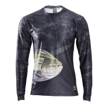 Imagem de Camisa Camiseta Pesca Masculina Proteção Solar Uv50+ - TN Terra Nativa