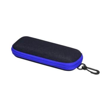 Imagem de Estojo Organizador De Óculos De Sol Em Tecido Jeans Com Zíper - NONE, 