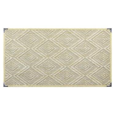 Imagem de Tapete entrada de porta capacho sisal 0,50 x 0,80 decorativo não risca