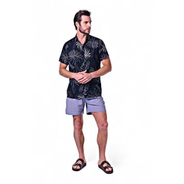 Imagem de Camisa Masculina Viscose Estampa Tropical-Masculino