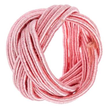 Imagem de Kit Porta Guardanapo Corda Para Mesa Posta Durável Rafimex (Rosa)