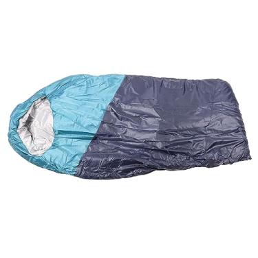 Imagem de Pssopp Saco de Dormir de 4 Estações, Saco de Dormir Portátil Leve para Acampamento único Com Design Compacto, para Adultos, Viagens Ao Ar Livre, Caminhadas