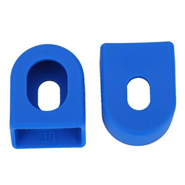 Imagem de Estink Mangas Protetoras de Braço de Pedivela Em Gel Acessório de Bicicleta Durável para Maioria das Bicicletas Preto Vermelho Amarelo Verde 1 Par 2 Pçs (BLUE)