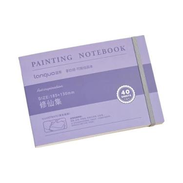 Imagem de Mini Caderno De Desenho Portátil, Diário De Viagem, Caderno De Bolso C