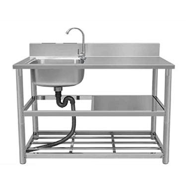 Imagem de Mala de viagem com rodas giratórias, bolsa de viagem com senha de carregamento de grande capacidade, com suporte de copo, 50,8 cm/55,8 cm/61,8 cm/66,5 cm/71,8 cm/71,8 cm, Esquerda, L 120 cm