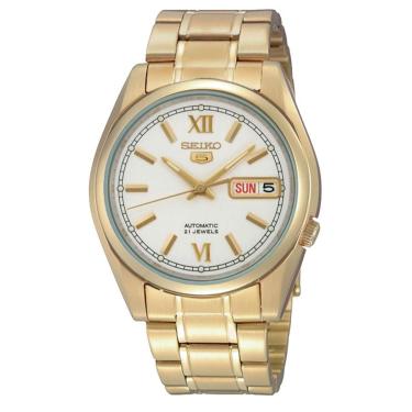 Imagem de Relógio Seiko Masculino Ref:Snkl58b1 B3kx Automático Dourado