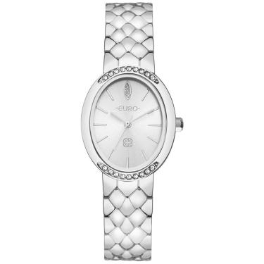Imagem de Relógio Euro Feminino Ref: Eu2035zae/4x Bracelete Oval Prateado