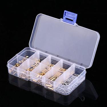 Imagem de Kit sortido de espaçadores, parafusos de latão e aço inoxidável, conjunto de porcas com espaçadores machos fêmeas, para painéis de placas de circuito, ferragens eletrônicas (C)