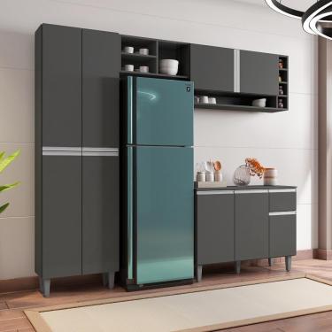 Imagem de Cozinha Compacta Atlanta Cinza Fosco