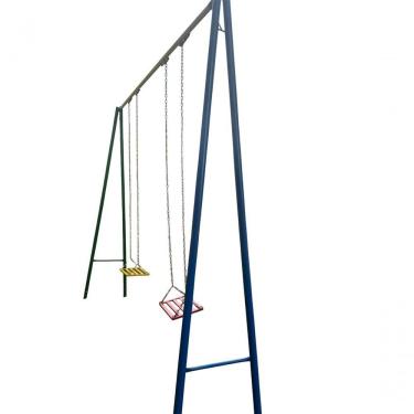 Imagem de Balanço Infantil 2 Lugares Sem Encosto Colorido 2 Lugares