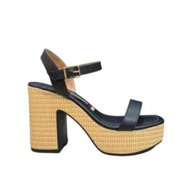 Imagem de Sandália Vizzano Feminina 6541.100 Salto Alto 11cm Plataform-Feminino