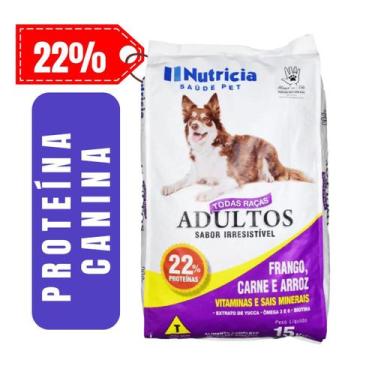 Imagem de Ração Cachorros Adultos Nutricia 15kg Frango Carne Arroz - NUTRICIA FO