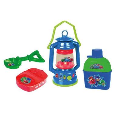 Imagem de Pj masks camping kit com lampiao e cantil