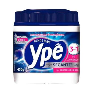Imagem de Detergente po lava loucas ype para maquina com secante pote 450g