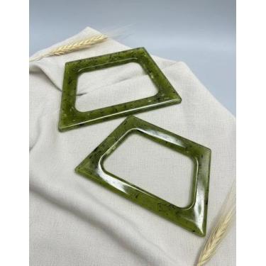 Imagem de Alça de Resina Trapézio (PAR) lançamento - Elegance Armarinho e Aviame