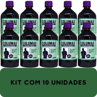 Imagem de Suplemento Alimentar Columax Natural Frasco 500ml Kit Promocional 10 U
