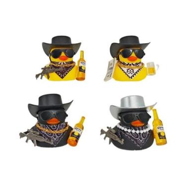 Imagem de Engraçado Pato De Borracha Cowboy Para Carro, Decoração De Painel De J