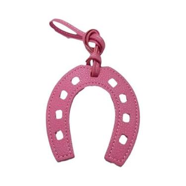 Imagem de Chaveiro De Couro PU Feminino E Infantil Em Formato De Casco De Cavalo