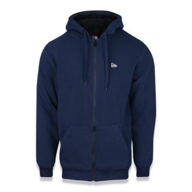 Imagem de Moletom New Era Peluciado Sazonal Fur Branded Aberto Com Capuz-Unissex