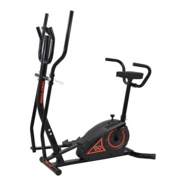 Imagem de Elíptico Magnético Double Training 1 Monitor 5 Funções Aparelho Profis