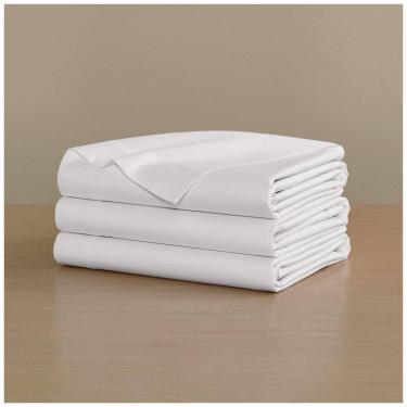 Imagem de Lençol de Percal com Elástico, Tamanho Solteiro, Recomendado para Quem Sente Calor à Noite e Material 100% Algodão de Fibra Longa