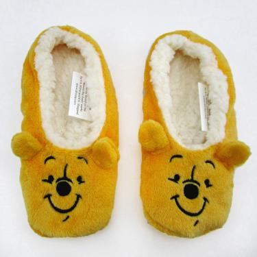 Imagem de Pantufa Pooh Fechada Amarela Disney Nº 35-37