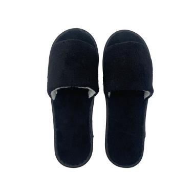 Imagem de Pantufa Feminina Aberta Preta LUZ Nº 34/35