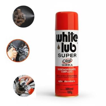 Imagem de Whitelub Spray Óleo Desengripante 300 ML Antiferrugem Orbi