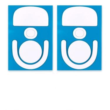 Imagem de HUYUN 2 conjuntos de mouse Skatez & Mouse Feet & Mouse Feet & mouseskates substituição para Logit G PRO X Superlight 2 Lightspeed Mouse gamer sem fio (branco)