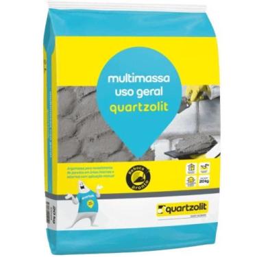 Imagem de Massa Pronta Multimassa Para Uso Geral 20 Kilos - - Quartzolit Massa P