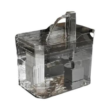 Imagem de Fonte De Água Transparente USB Para Gatos Com Filtro Automático, Anti-